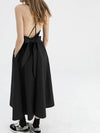 Ribbon Back Long Dress Black - STAY WITH ME - BALAAN 3