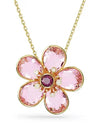 Idyllia Flower Pendant Necklace Pink Rose Gold - SWAROVSKI - BALAAN 3