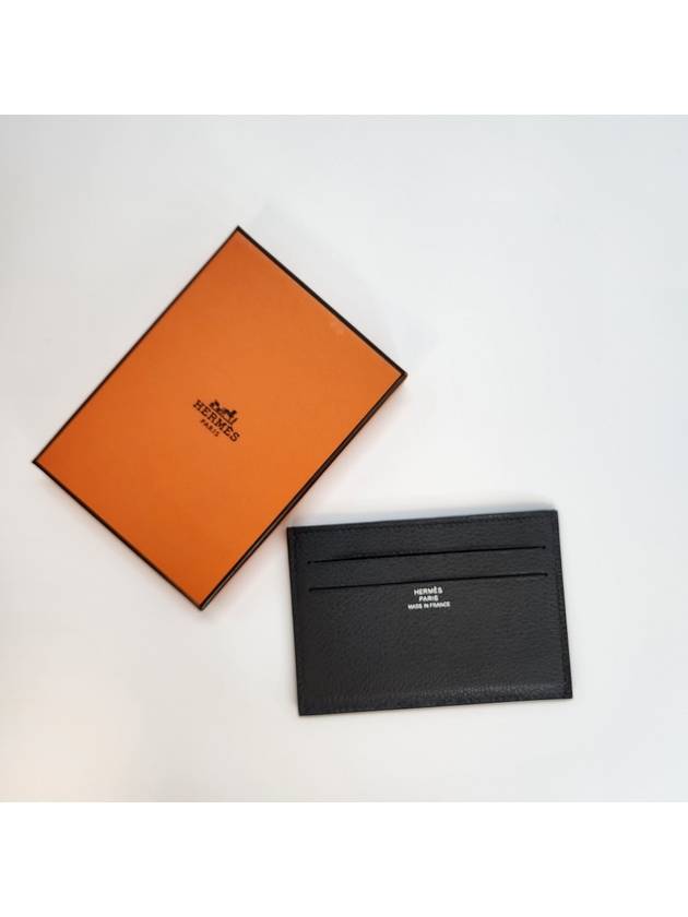 Citizen Twill Card Wallet Navy - HERMES - BALAAN 4