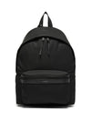 City Leather Trim Backpack Black - SAINT LAURENT - BALAAN 5