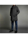 Men's Hooded Padded Coat Black - FAY - BALAAN 4