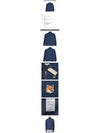 Fox Head Patch Half Zipper Sweatshirt Ink Blue - MAISON KITSUNE - BALAAN 3