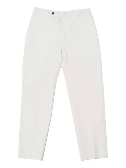 Four Seasons Tapered Fit Banding Pants Ivory - BLACKBROWN - BALAAN 2