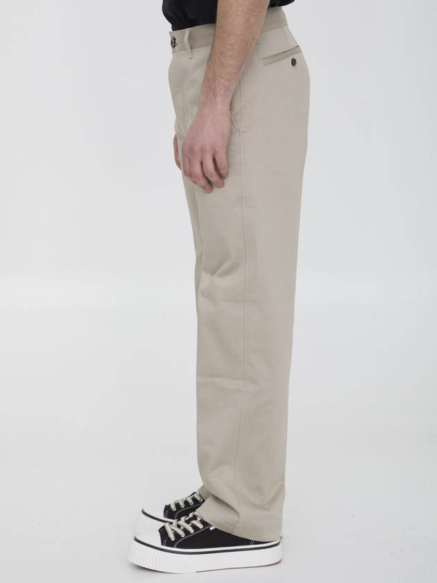 Tailored Straight Pants Light Beige - AMI - BALAAN 4