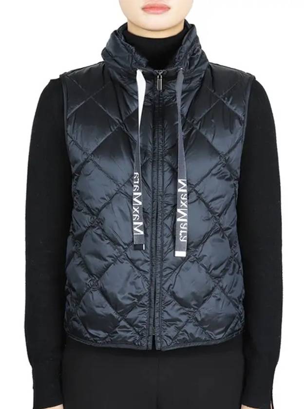 Tregit Water Repellant Technical Canvas Vest Navy - MAX MARA - BALAAN 3