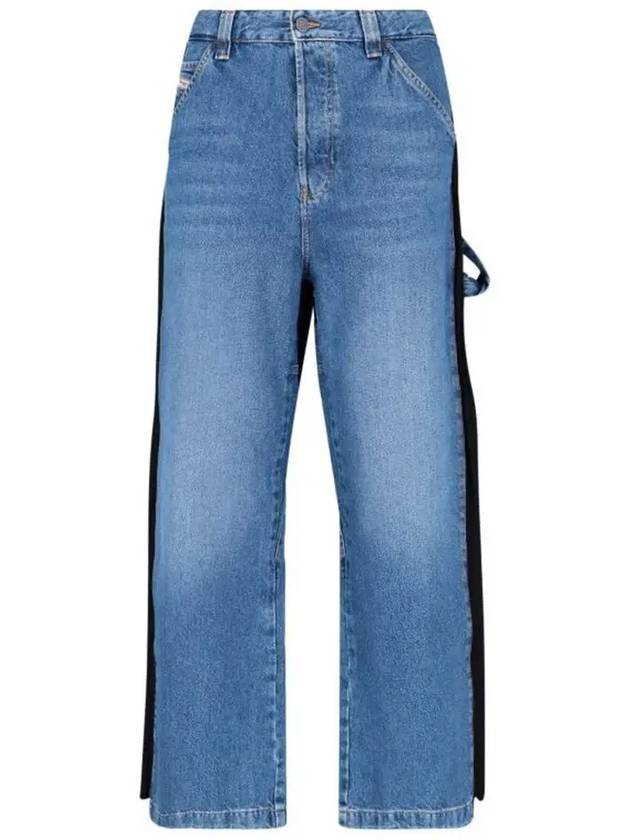 D-Livery Mid-Rise Straight Leg Jeans Blue - DIESEL - BALAAN 2