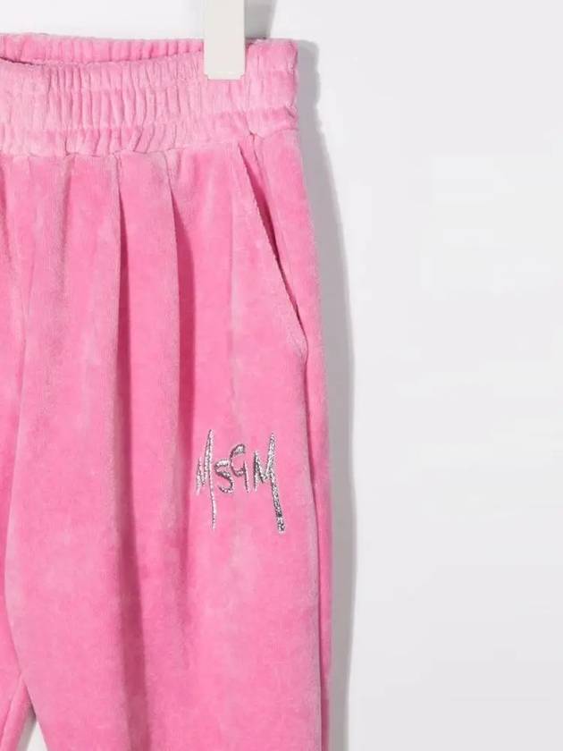 Kids Women s Embroidered Logo Track Pants MS027854 042 - MSGM - BALAAN 4