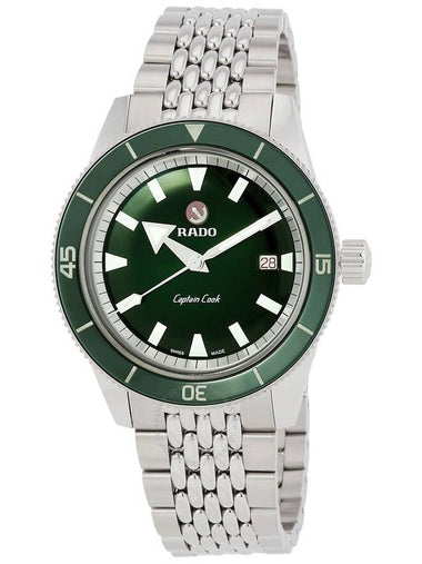 Rado Captain Cook Automatic Green Dial Men's Watch R32505313 - RADO - BALAAN 1