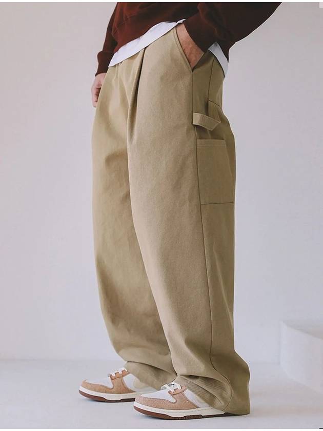 Markasite Carpenter Wide Pants Beige - MACASITE - BALAAN 1