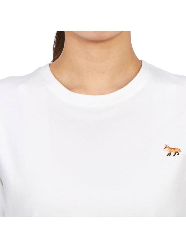 Baby Fox Patch Regular Short Sleeve T-Shirt White - MAISON KITSUNE - BALAAN 6