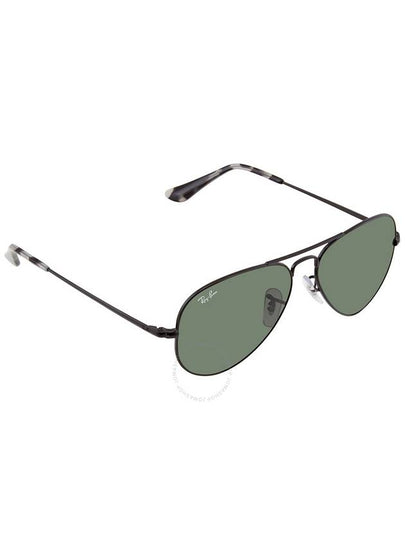 Ray Ban Aviator Metal II Green Unisex Sunglasses RB3689 914831 55 - RAY-BAN - BALAAN 2