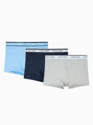 Underwear Men s Waistband Cotton Stretch Variety 3PK Trunk NP2312OL2A - CALVIN KLEIN - BALAAN 1