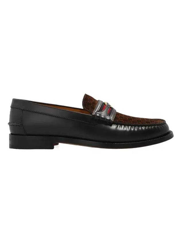 Interlocking G Leather Loafers Dark Brown - GUCCI - BALAAN 1