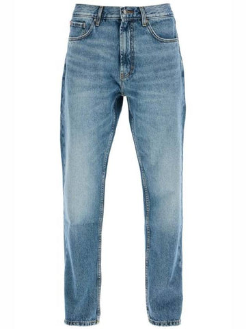 Denim Straight Jeans Blue - HUGO BOSS - BALAAN 1