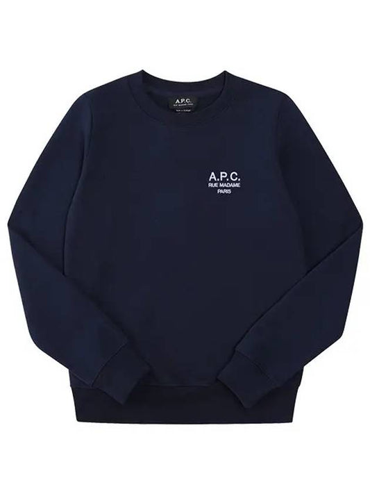 Skye Logo Sweatshirt Dark Navy - A.P.C. - BALAAN 2