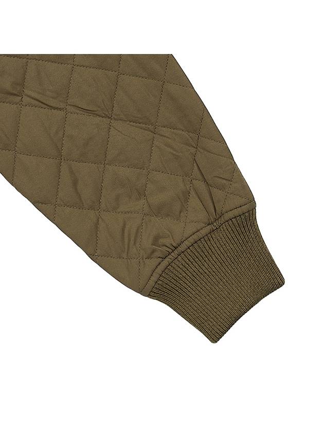 Maison Kitsune Fox Head Patch Quilted Jacket LW02110WQ4016 KHAKI - MAISON KITSUNE - BALAAN 5