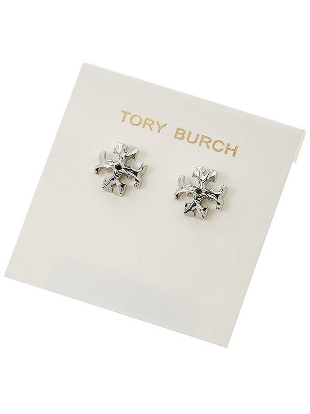 Roxanne Stud Earrings Silver - TORY BURCH - BALAAN 8