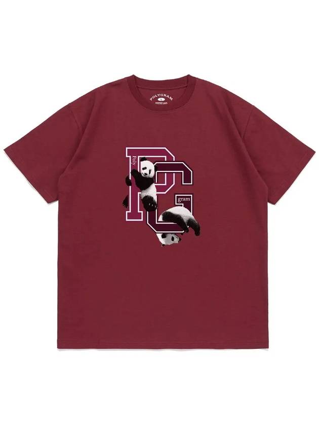 PLAYGROUND T SHIRTS BURGUNDY - POLYGRAM - BALAAN 3