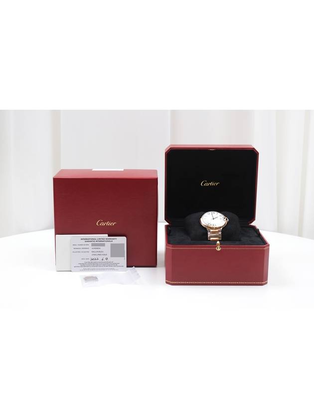 Ballon Bleu Pink Gold Combi 42mm W2BB0034 - CARTIER - BALAAN 3