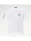 Graphic Cotton Short Sleeve T-Shirt White - LOUIS VUITTON - BALAAN 6