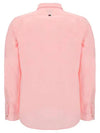 Tailored Organic Cotton Long Sleeve Shirt Pink - PAUL SMITH - BALAAN 3