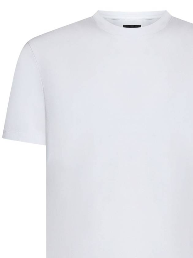 Short Sleeve T-Shirt 8N1TF01JCDZ 0100 White - EMPORIO ARMANI - BALAAN 2