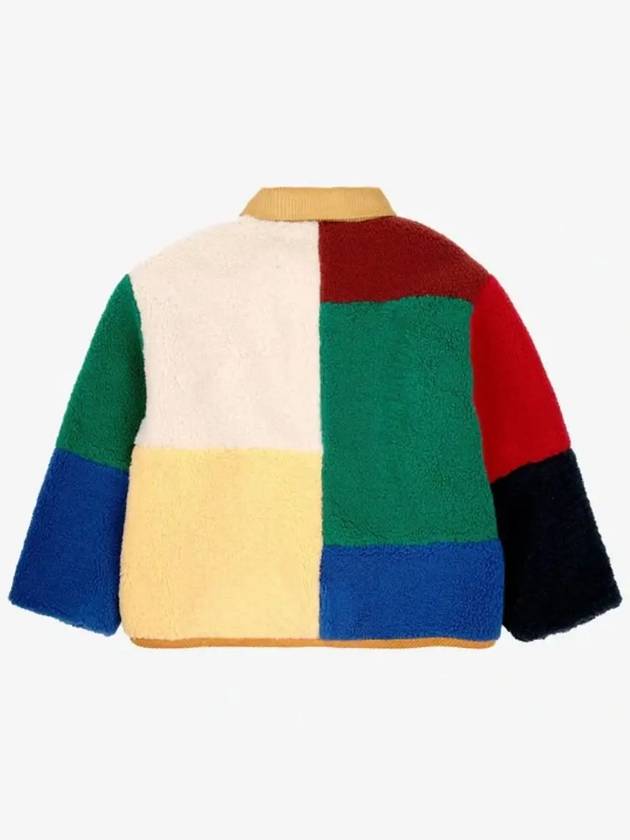 Color Block Sheepskin Jacket B224AC128 Italian Kids - BOBO CHOSES - BALAAN 3