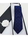 Men s Tie CC Logo Navy - CHANEL - BALAAN 3