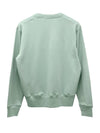 Logo Patch Regular Fit Crew Neck Sweatshirt Soft Green - ACNE STUDIOS - BALAAN 4