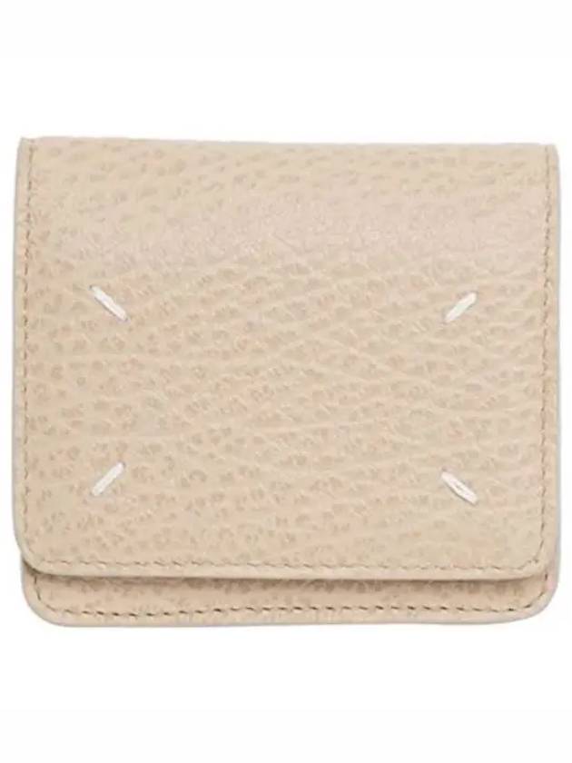 Embroidery Logo Chain Cald Wallet Beige - MAISON MARGIELA - BALAAN 2