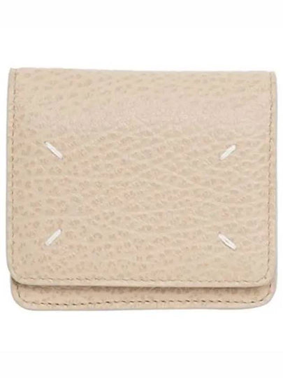 Embroidery Logo Chain Cald Wallet Beige - MAISON MARGIELA - BALAAN 2