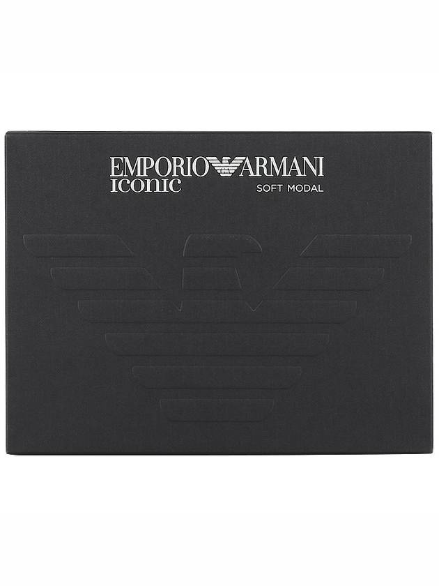 Men's Modal Triangle Briefs Black - EMPORIO ARMANI - BALAAN 10