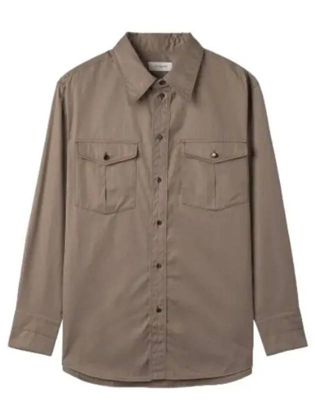 western cotton shirt brown - LEMAIRE - BALAAN 1