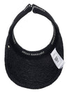 Women s Marina Sun Visor HAT50318 CHARCOAL BLACK LOGO - HELEN KAMINSKI - BALAAN 5