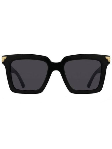 Square Sunglasses Black - BOTTEGA VENETA - BALAAN 1