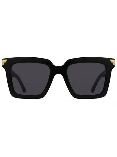 Square Sunglasses Black - BOTTEGA VENETA - BALAAN 1