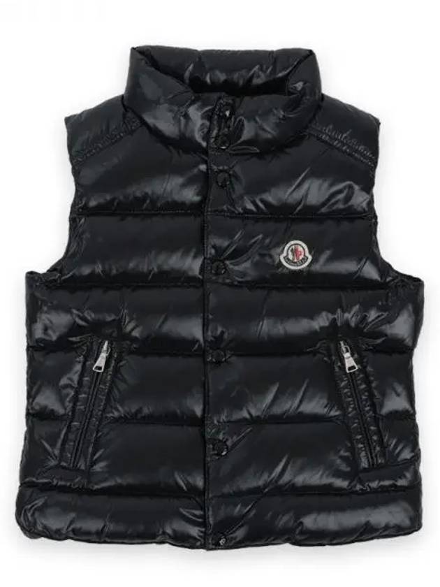 Kids TIB Logo Patch Padded Vest Black 1A12620 68950 999 8 10A 1054042 - MONCLER - BALAAN 1