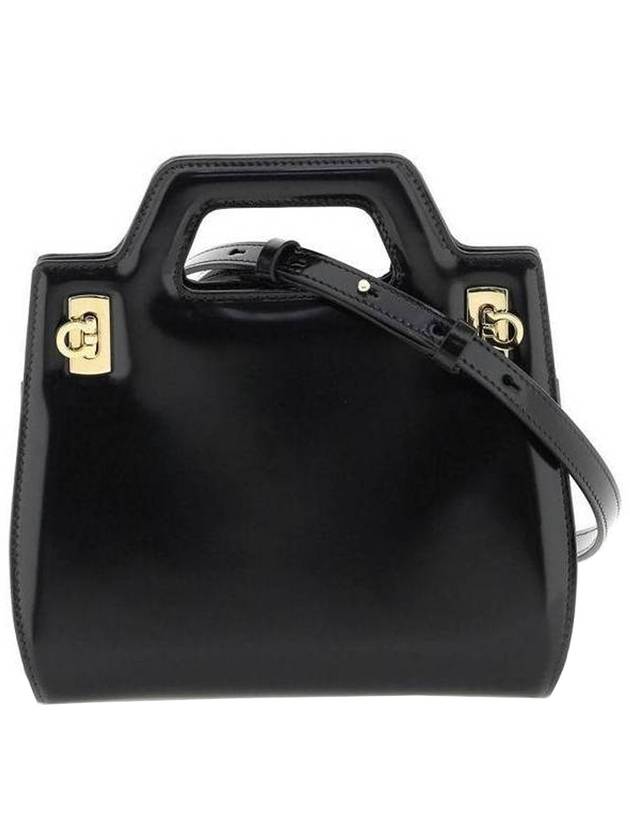 Wanda Mini Bag Black - SALVATORE FERRAGAMO - BALAAN 1