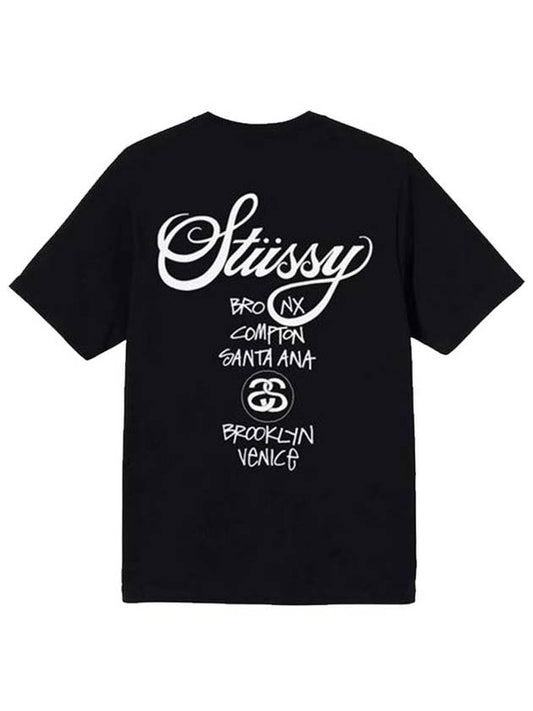 world tour t shirt black men - STUSSY - BALAAN 1