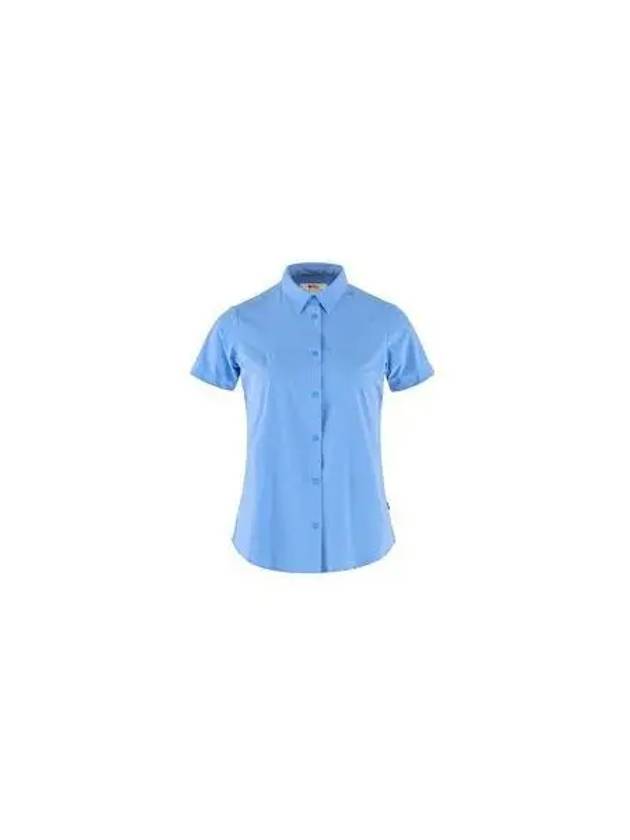 Women's High Coast Lite Short Sleeves Shirt Utramarine - FJALL RAVEN - BALAAN 2