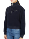 Embroider Logo Sweatshirt Navy - SPORTY & RICH - BALAAN 3