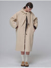 Hooded muffler handmade long coat Butter - OPENING SUNSHINE - BALAAN 1