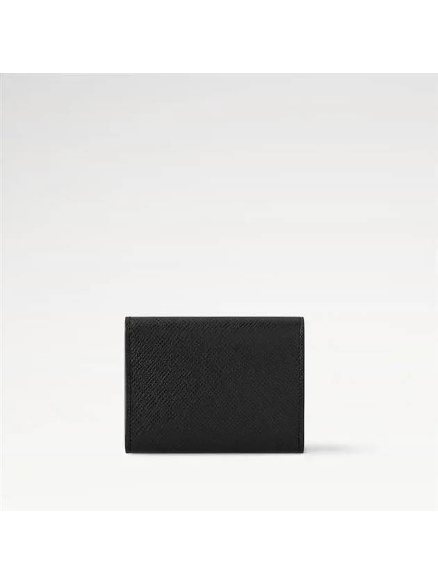 Louis Vuitton Envelope Carte de Visite Cowhide Card Wallet Black M64595 - HERMES - BALAAN 4