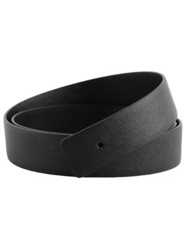 Reversible Saffiano Leather Belt Men s Waistband - PRADA - BALAAN 1