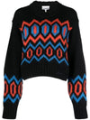 pattern orc wool sweater K2011 - GANNI - BALAAN 1