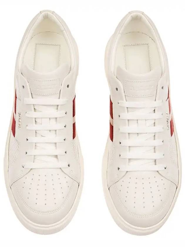 Melys Leather Low Top Sneakers White - BALLY - BALAAN 4