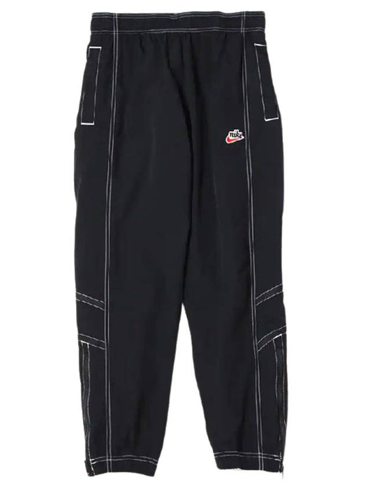 Stitch Wind Runner Track Pants Black - NIKE - BALAAN.