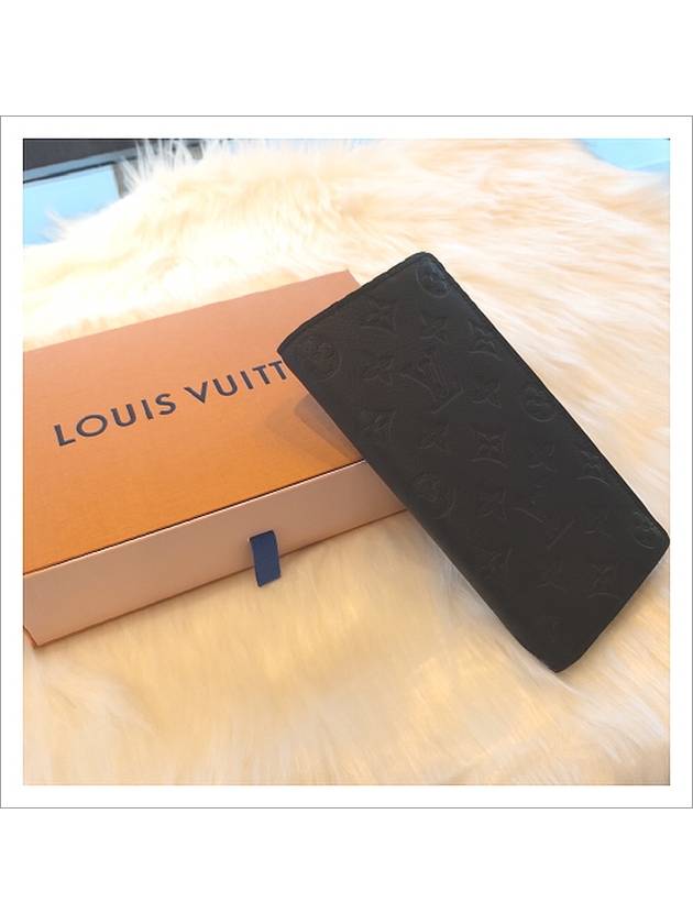 Brazza Wallet Monogram Shadow Black - LOUIS VUITTON - BALAAN 2