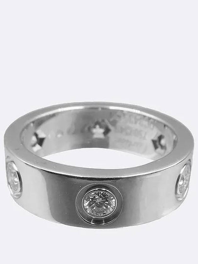 B4026049 18K white gold 6P diamond love ring No 9 - CARTIER - BALAAN 2