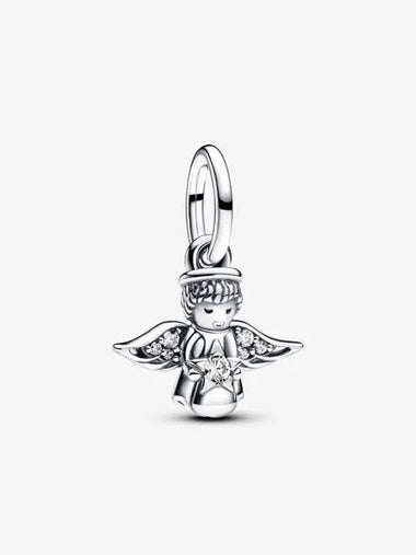 Sparkling Angel Dangle Charm Silver - PANDORA - BALAAN 1